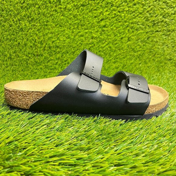 Birkenstock Arizona Mens Size 8 Black Brown Beach Walking Outdoor Slide Sandals main image 9